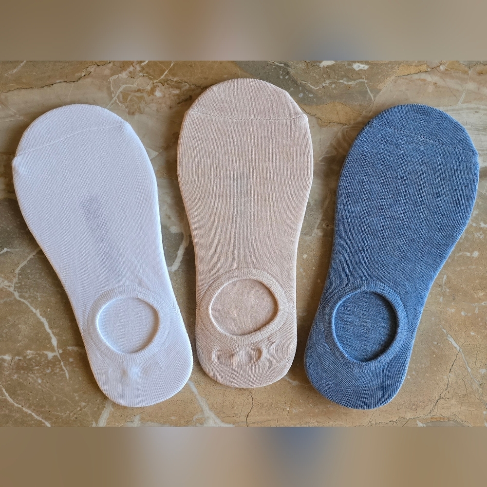 Dockers No Show Socks, 3 Pairs